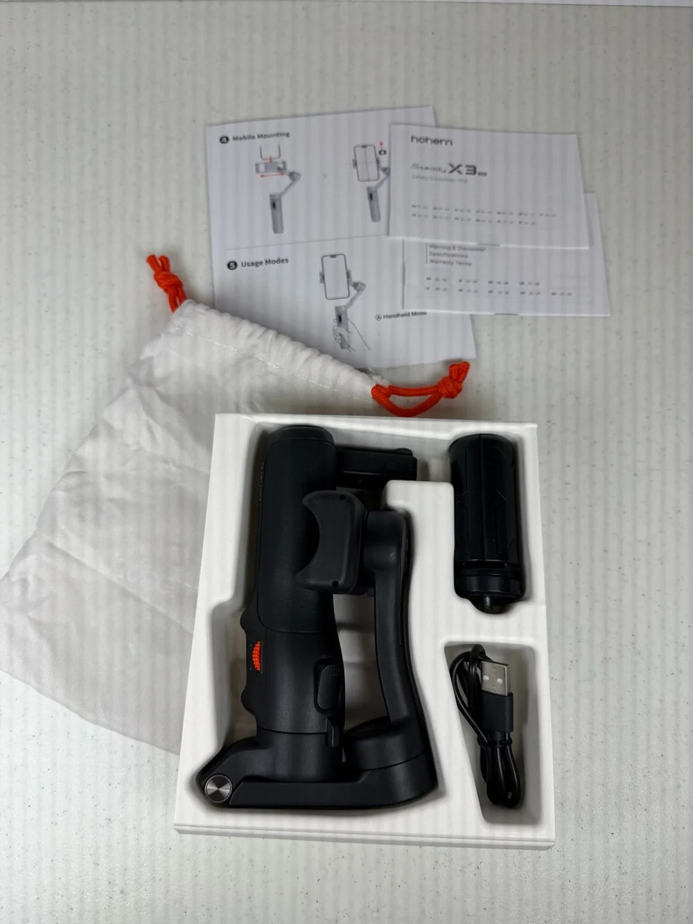 Hohem iSteady X3 SE 3-Axis Smartphone Gimbal Stabilizer Remote Tripod
